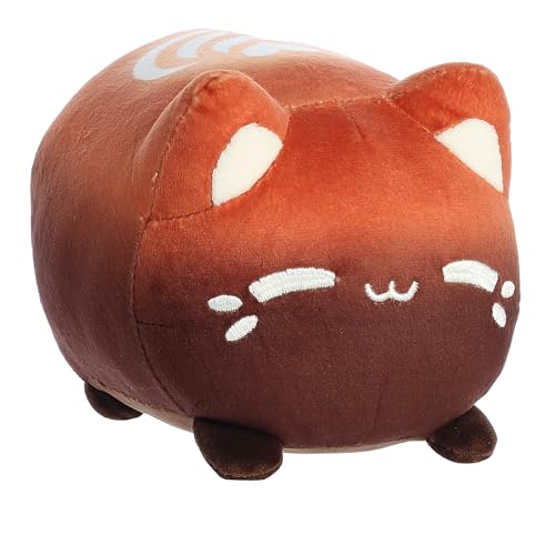 Peluche chat Catpuccino Aurora Meowchi doudou design colore doux