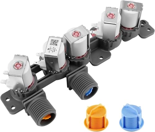 2025AJU73213301 AJU75152601 5221EA1008F Water Inlet Valve Water Valve fits for Kenmore LG Washers WT7200CW WT5001c* 79631522211 WT4801CW WT1201CW
