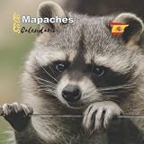  2023 Calendario Mapaches: 12 Meses, Tamaño 21,5x21,5 cm, con festivos en españa, ideas de regalo de aniversario para hombre, mujer, madre, padre.