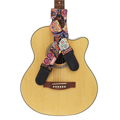 CZDYUF Sangles de Guitare d’impression Motif avec Puce Cuir se termine 5cm de Large de Largeur 110-150cm de Longueur for la Basse Guitare - Les Beatles, Paul McCartney, John Lennon, RIngo Starr, George Harrison CZDYUF Sangles de Guitare d'impression Motif avec Puce Cuir se termine 5cm de Large de Largeur 110-150cm de Longueur for la Basse Guitare – Image 4