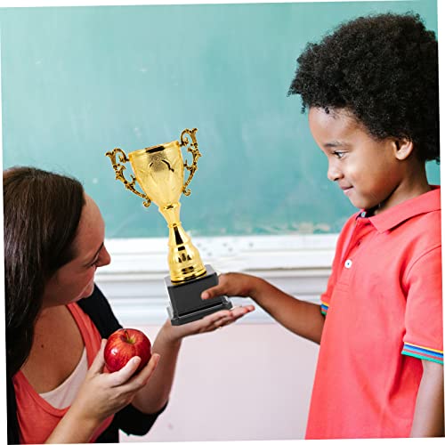 Gadpiparty 4 Pçs Troféus Troféus De Plástico Troféu De Futebol Mini Troféus Troféu Copos Cerimônia D