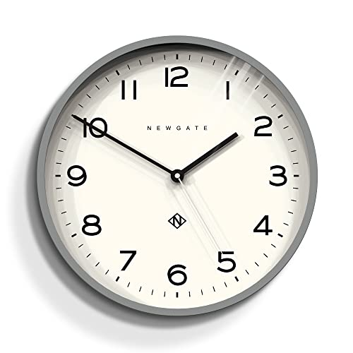 NEWGATE® Number Three Echo wall clock, Grey, 37cm
