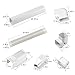 GUYAAC Mini Split Line Set Cover, Air Conditioner Decorative PVC Line Cover Kit, Suitable for Heat Pumps, 3-Inch W, 15Ft L
