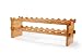 Mosa Natural Bamboo 18 Bottle Wine Rack (33.5" X 9.4" X 11.5"), Wood Wine Rack Wine Accessories Wooden Free Standing Countertop Stackable Wine Storage Shelf