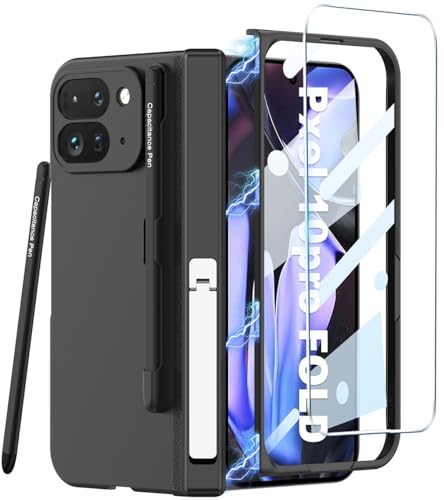 Coque Pixel 10 Pro Fold antichoc avec béquille et film protecteur intégré