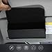 HOLDCY Sunglasses Holder for Car Sun Visor,Eye Glasses Clip Storage Box - Automotive Accessories Leather 1Pcs Apply to All Car Models (Black)