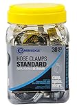 Cambridge Hose Clamp Assortment Jar Kit- 30 Pieces