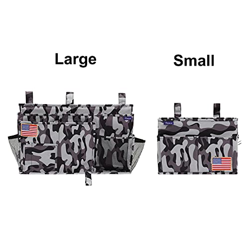 Image of Surblue Bedside Caddy Hanging Organizer Bedside Storage Bag for Bunk and Hospital Beds (Z-Y-Small City)