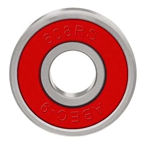 Besiy Bearings For Skateboards, Longboards, Inline Skates, Roller Skates, Spinners, Double Shielded,8X22X7 Miniature Ball Bearings, 608, Abec-9(Pack Of 8) #TOP5