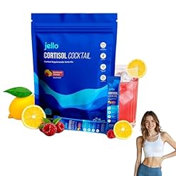 Jello Cortisol Cocktail Pulver, New Super Cortisol, 20 Stück Natürliche Supercalm cortisol pulver für Cortisol Senken, Konzentration Steigern, Entspannt Bleiben & Stress Natürlich Reduzieren (1 Pack)