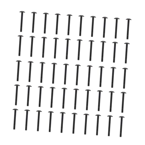 Mikikit 100Pcs Case Fan Screws Long Metal Screws for Radiator Cooling Easy Installation for PC Fans Elegant Design for Desktop Computer Setup