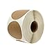 Sweieoni Etiquetas Kraft Etiquetas Adhesivas Etiquetas Rollo de 500 pcs Pegatinas Etiqueta redondas Etiquetas de Regalos Etiquetas para Frascos 5 cm/2 Pulgadas
