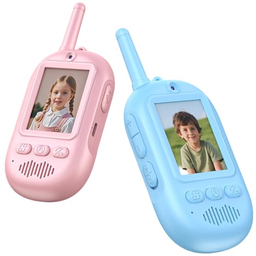 Walkie talkies para niños de fácil operación para juegos seguros en el exterior