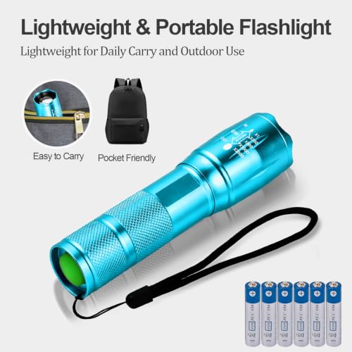 Image of Stocking Stuffers for Men Christmas Birthday Gifts Zoomable LED Flashlights