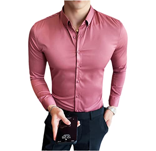 Chemise à manches longues homme grande taille 3XL ajustée pour valoriser la silhouette