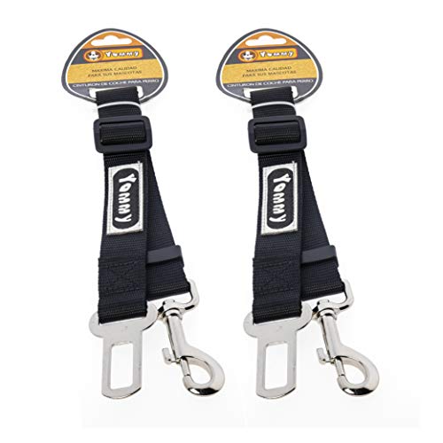 RC ocio Cinturon Perro Coche para Perros medianos y Grandes/Correa con Enganche al cinturón para la sujeción de Mascotas/Correas para los Asientos del Coche con Enganche al cinturón