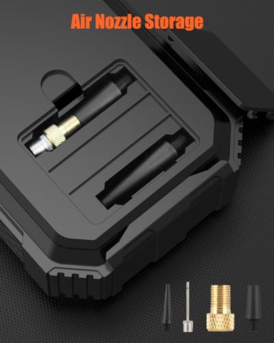 Image of Car Battery Starter with Compressor 150 PSI 6000 A Car Emergency Jump Starter (Up to 7.5 Litres of Petrol /6.0 L of Diesel Oil) 12 V 3 Modes Flashlight USB Charging Booster Portable Car Start