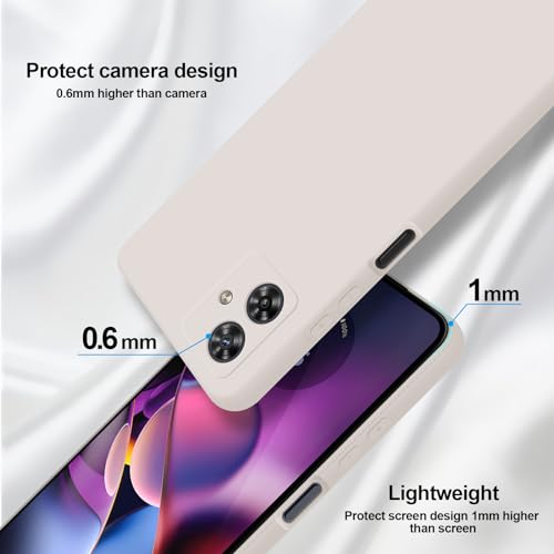 GiiYoon Case Compatible with Motorola Moto G54, Silky-Soft Touch Full-Body Protective Phone Silicone Case - Image 3