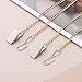 PATIKIL Zipper Helper Pull, 2 Pcs Back Zipper Puller Metal Clothing Assistant Aid with Clip for Dresses Easy Zip Up by Yourself, Rose Gold