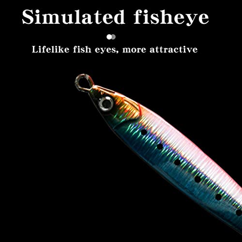 Foto von Stylebest Stück 30 g/40 g Slow Fall Pitch Angelköder Metall Flachangeln Jigs Sinken Jigging Köder Salzwasser Angeln