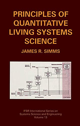Buy Principles of Quantitative Living Systems Science — BookShops.in