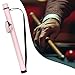 Vaveren 2 Holes Pool Cue Case Billiard Pole Storage Bag Pink Snooker Gift with Side Pockets Billiard Pool Cue Bag Organizer for Women
