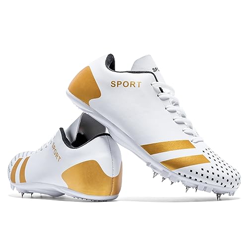 WCCICSS Track Shoes Spikes Tênis de corrida à distância, masculino, feminino, atlético, corrida de a