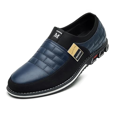 Men's Luxury Modern Oxford Leather Loafers Flat Sneakers Walking Shoes Party Prom Business Office Dress Shoes Size 7-15