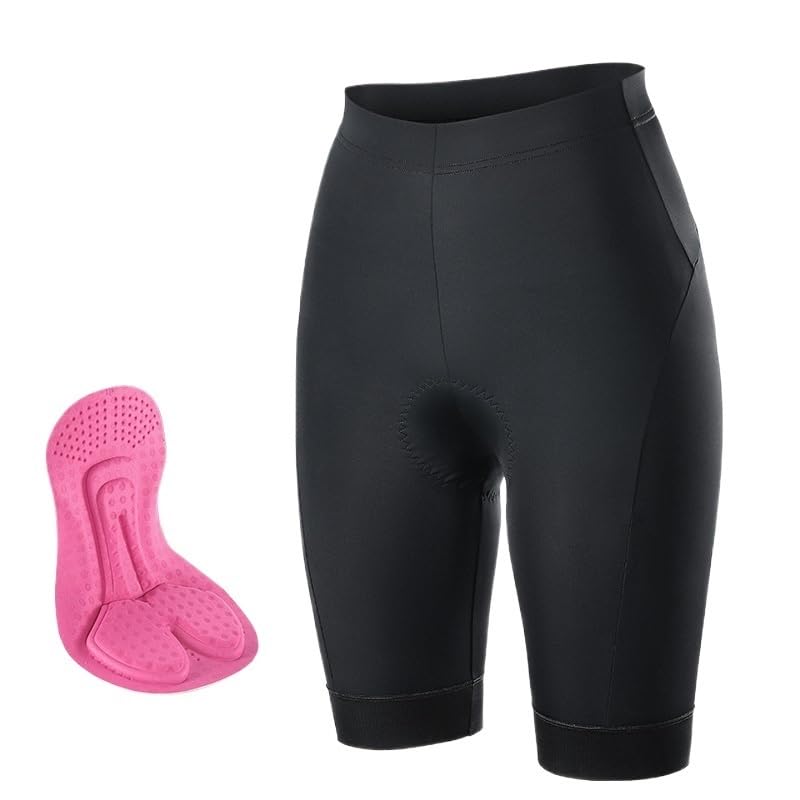 Pantaloncini Ciclismo Uomo Pantaloncini da ciclismo traspiranti elastici alti da uomo e da donna, con assorbimento degli urti, for sport all'aria aperta, corsa, fitness Pantaloncini Mtb Uomo(Women Sty