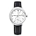 Price comparison product image Mondaine Helvetica Smart Watch Women's/ Men's Watch, Black Leather Strap, App with Coaching Function iOS / Andorid
