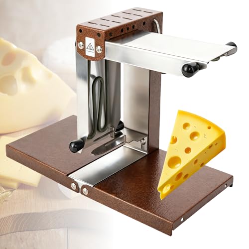 KUSOLE Fundidor de Queso para raclette, máquina eléctrica Comercial para Media Rueda de Queso Nacho, multifunción, ángulo Ajustable, Acero Inoxidable, Calentamiento rápido