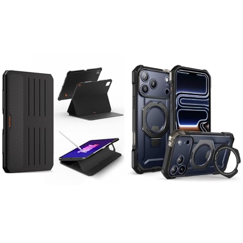 SUPCASE Bundle for iPad Pro 13 Inch Case M5/M4 & iPhone 17 Pro Max Case Black