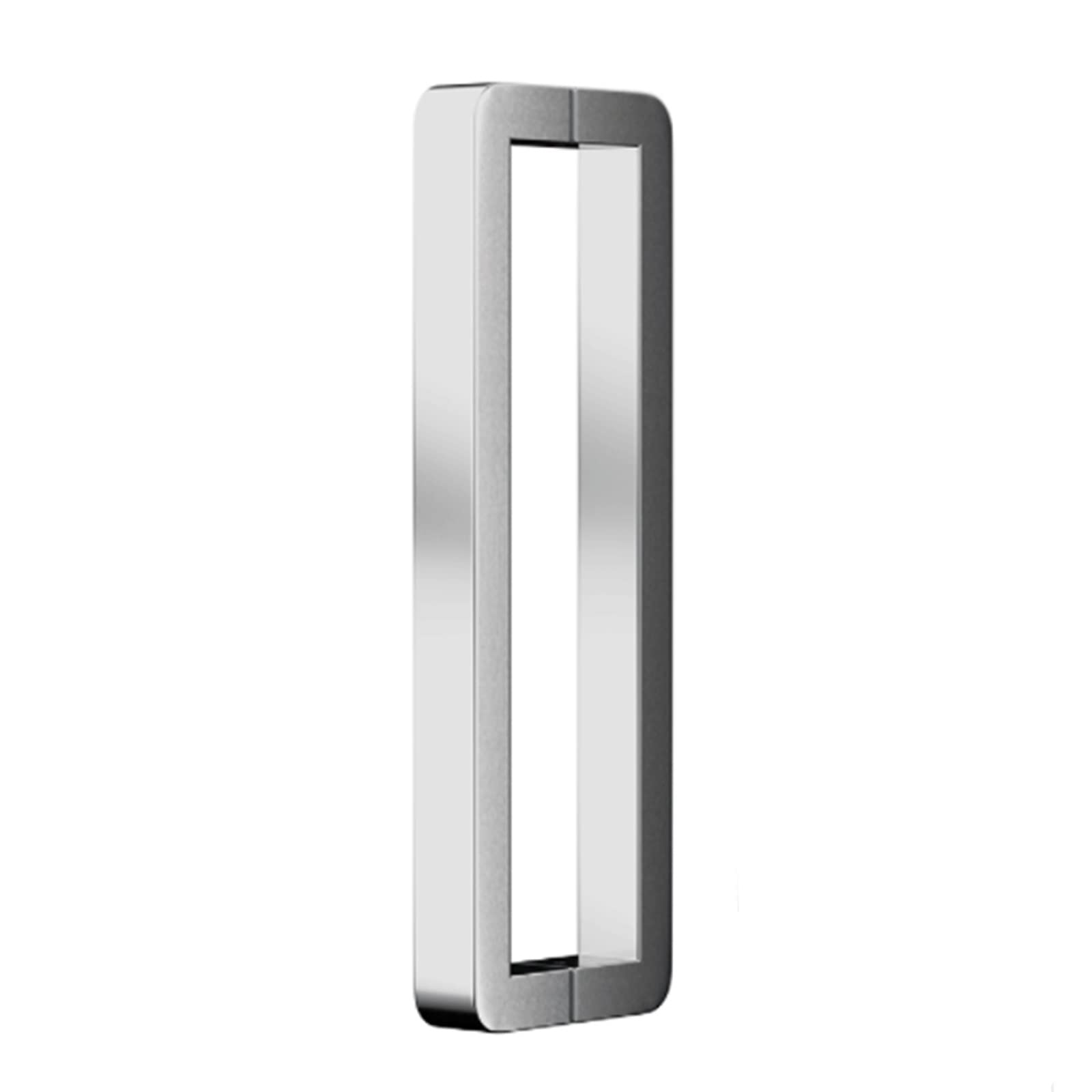 CWCQGH Door Handle Sliding Barn Door Shower Door Stainless Steel Push Pull Door Handle, Silver Barn Gate Pulls for Interior & Exterior Wooden Metal Glass Gate, Entry Doors,One Color-42.5cm/16.7in