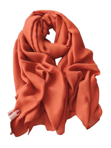 Image of Viscose Scarf for Women | Lightweight & Long | Stole for Women - Stylish Design | Neck Scarf, Hair Scarf, & Head Scarf for Women & Girls | All Season Accessory