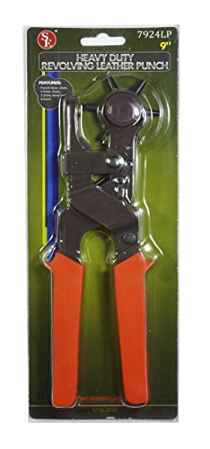 Se 7924Lp Heavy Duty Revolving Leather Punch, Orange, Pack Of 1 #TOP1