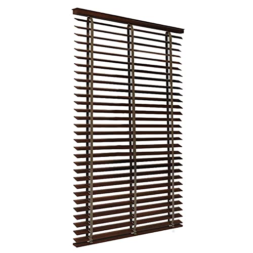 KDDFN Real Wood Venetian Blinds,Wooden Grain Effect...