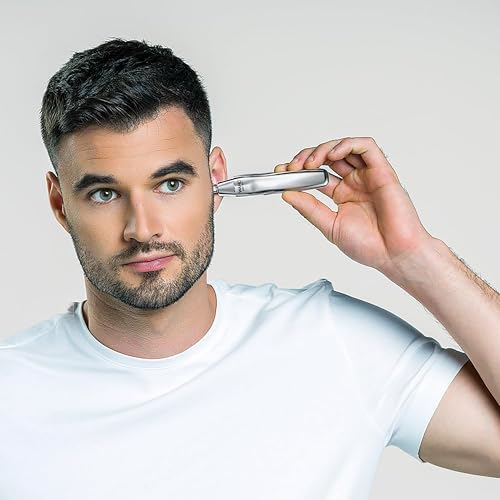 Wahl Groomsman Akku-Bartschneider-Set für Bärte, Nasenhaare, leichtes Detailing und leichte Körperpflege mit zusätzlichem Nass-/Trocken-Akku-Nasentrimmer