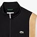 Lacoste Men's Classic Fit Reversible Bomber Jacket, Black/Croissant-Flour, L/XL