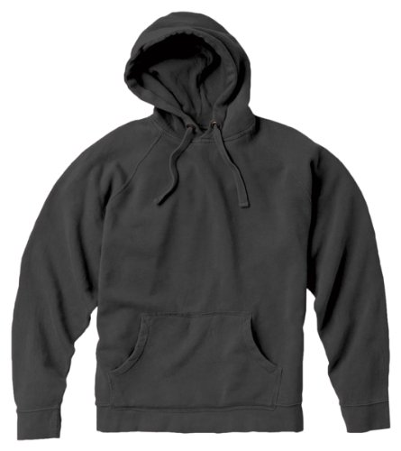 Comfort Colors Sudadera con capucha teñida en prenda de 9.5 onzas, pimienta, XL, Pimienta, xlarge