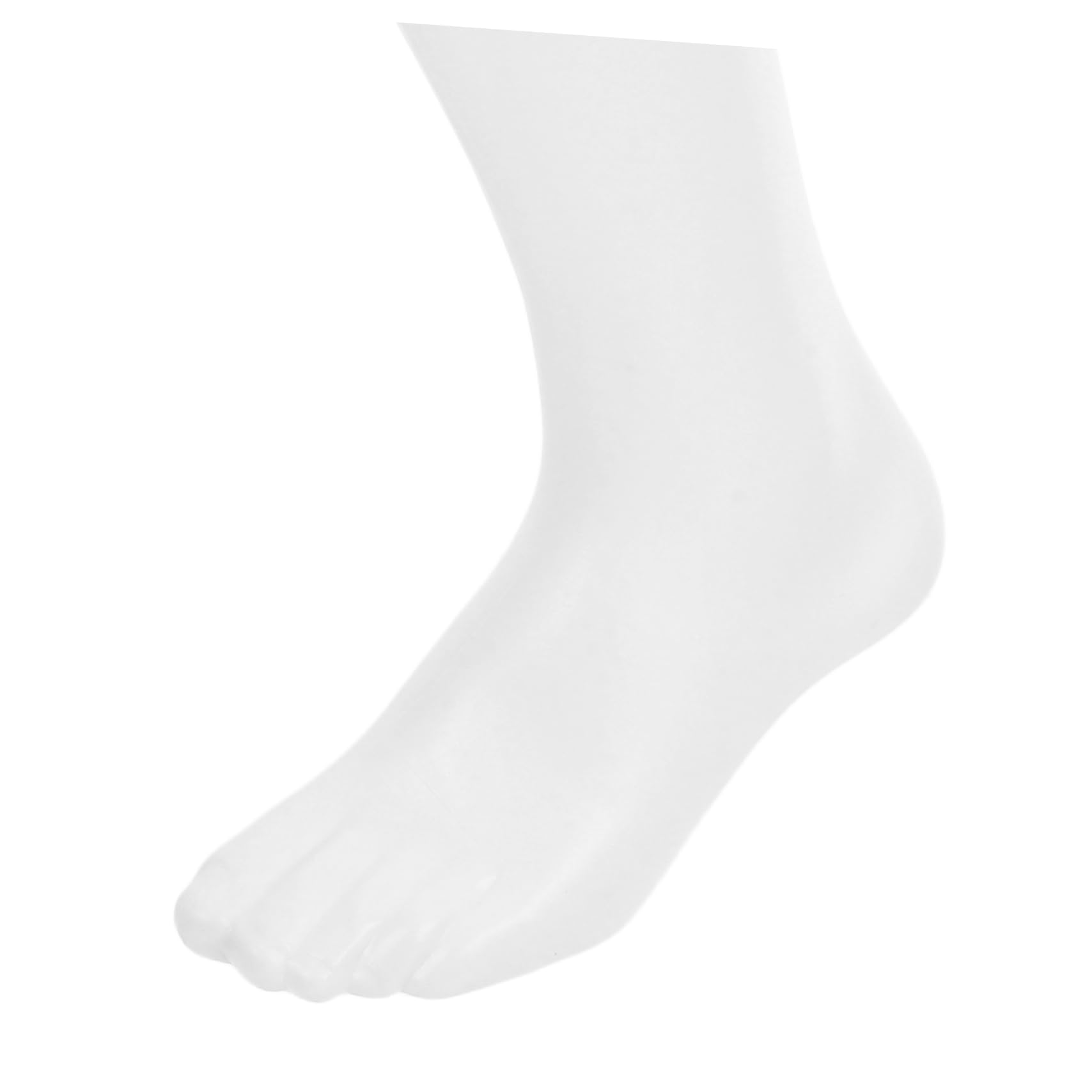 Socken Starkem Effekt und Minimalistischem Dreidimensionalem Fußmodell Weißes Kunststoff Lange mit Design für für Vielseitige Nutzung zu Hause oder Geschäft