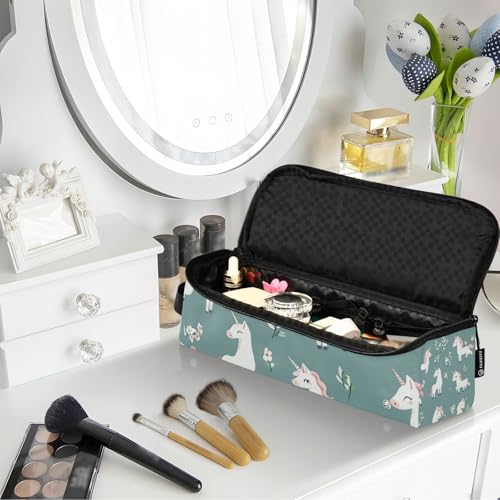 Bolso de Viaje para Herramientas para el Cabello con Alfombra Resistente al Calor, Organizador de Gran Capacidad para Planchas de Pelo, Rizadores y Accesorios miniatura 7
