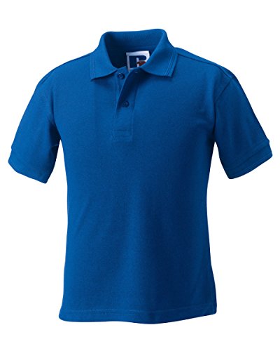 Mr.Caller Unisex Kids Boys/Girls Polo T-Shirt Shirt Tops Children Age 3-14 Years Summer School Uniform Sports Casual P.E Class (3-4 Years Royal Blue)