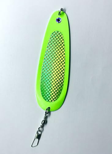 Kokanee Dodger: uv Green Mamba