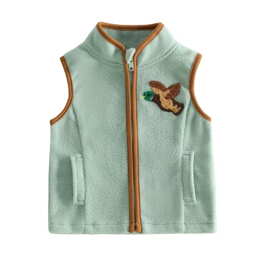 Bagilaanoe - Bagilaanoe Toddler Baby Boy Vest - Zip Up Fleece Jacket Coat, Mallard Duck Hunting Outfit (Green, 12-18 Months) - Best Deal on Amazon