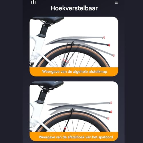 Garde-boue de vélo réglable pour éviter les éclaboussures de boue - 4