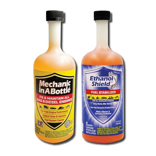 B3C Fuel Solutions ES-MIB24 Ethanol Shield Fuel Stabilizer/Mechanic In A Bottle Gas & Diesel Formula Fuel System Cleaner 24 Oz cover