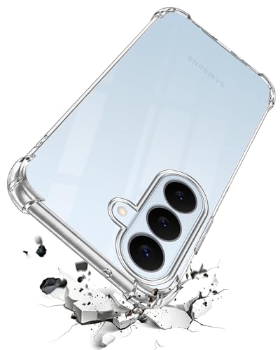 Image of Jkobi Shockproof Crystal-Clear Back Cover for Samsung Galaxy S26 5G (Anti Yellow Case | Drop & Camera Protection | Hard Polycarbonate)