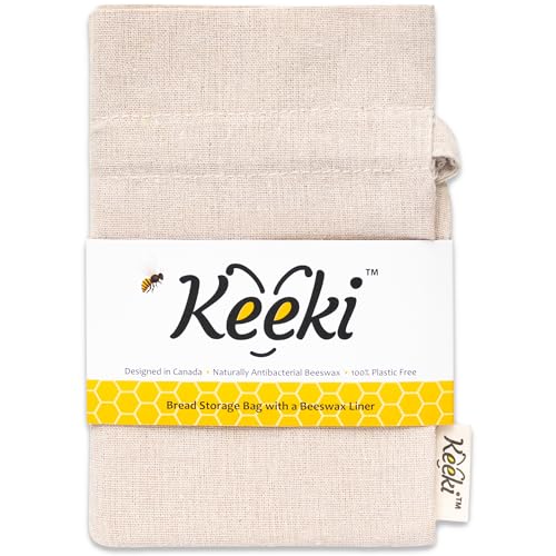 Keeki Bag - The Original Beeswax Lined Bread Bag for