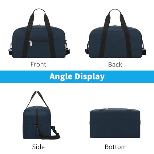 Image of Small Gym Bag 14 inch lightweight Carry On Mini Duffel Bag for Travel Sport - Black