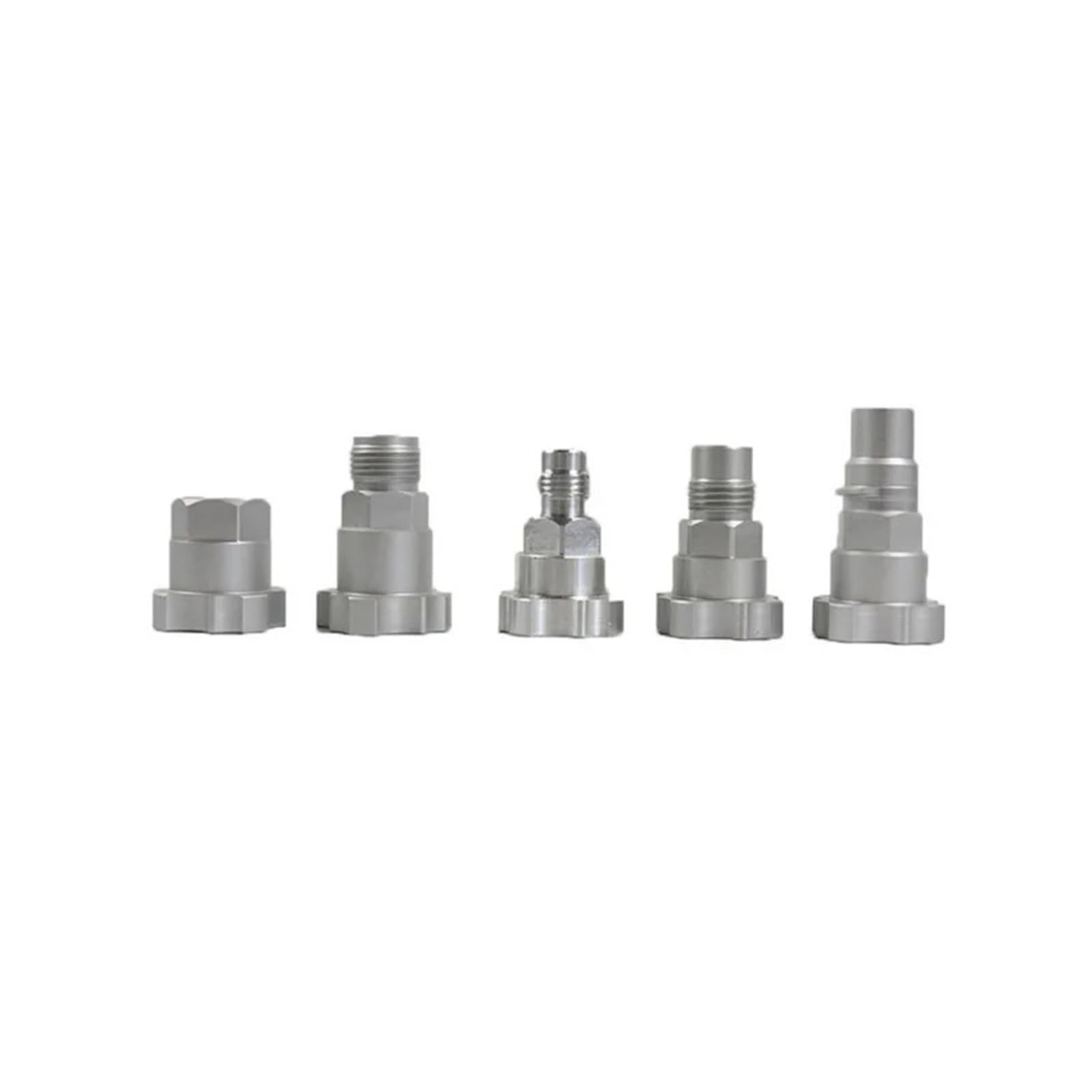Aluminium Legierung Spritzpistole Stecker PPS Adapter Spritzpistole Tasse adapter Einweg Messbecher Geeignet for SA-TA(Aluminum alloy 1)